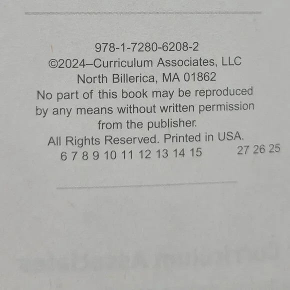 i-Ready Classroom Mathematics Grade 6 Fluency & Skills Practice Workbook 120 pg - Picture 4 of 4